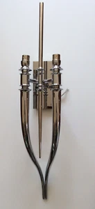 Visionnaire by IPE Cavalli Brunilde  Chrome wall sconce light - Picture 1 of 8