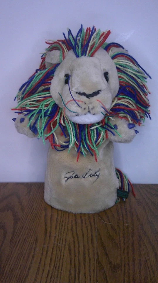 Cubierta de conductor John Daly de colección con forma de cabeza de león con nombre Winning Edge co. Z Foto 1 de 4