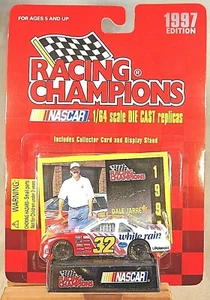 1997 Racing Champions DALE JARRET #32 White Rain 1997 Ford Thunderbird Red/White - Picture 1 of 6