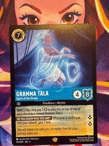 NON FOIL Gramma Tala Spirit of the Ocean 143/204 Legendary - Disney Lorcana Karte - Bild 1 von 2