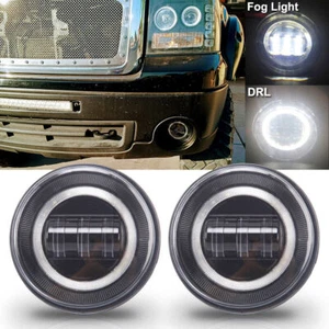 LED DRL Fog Lights Daytime Running Lamp For GMC Sierra 1500 2500 3500 2007-2013 - Picture 1 of 12