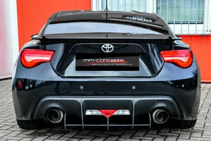 Juego de difusor CUP para Toyota GT 86 ZN parachoques trasero divisor ABS INGE - Imagen 1 de 7