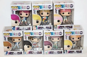 BTS Funko Pop! Rocks Prima Edizione #101-107 Vaulted K-Pop 2019 Nuovo con scatola set completo - Foto 1 di 8
