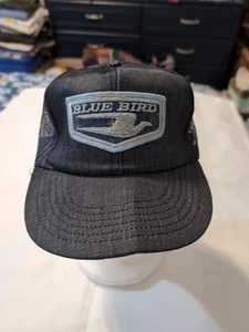 *Distressed* Blue Bird Vintage 82 anni 80 90 maglia posteriore camionista blu berretto snapback - Foto 1 di 8