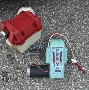 Vintage PedalPower Electric Motor Bicycle Kit 1973 General Engines Electroped - Picture 1 of 19