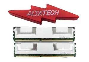 HP 466440-B21 8GB FBD PC2-5300 2x4GB LP DR Memory Kit 2x 466636-061 - Picture 1 of 8
