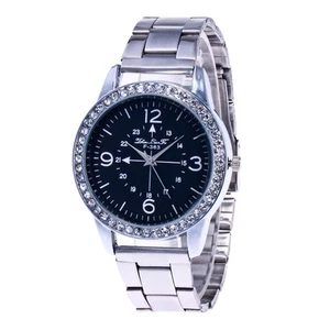 Zhoulianfa Modne Unisex Mężczyźni Kobiety Student Rhinestones Kwarcowa bransoletka CUB - Zdjęcie 1 z 1