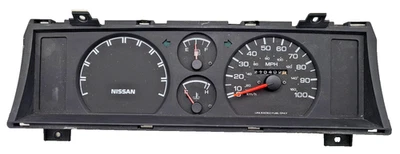 1990-93 Nissan D21 Pickup Pathfinder Gauge Cluster Auto NO TACH / LENS 210k ** - Image 1 of 4