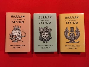 Russian Criminal Tattoo Encyclopaedia vol. I,II &III set NEW free shipping - Picture 1 of 7
