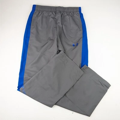 Pantalones deportivos Under Armour gris/azul grandes para niños jóvenes Foto 1 de 4
