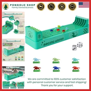 Desktop Derby Pferderennen Spiel Miniatur Rennspiel mit 6 Pferden - Bild 1 von 9