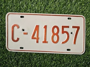 US Forces Italy Military Foreign License Plate Tag America USA 1960's Soldier - Picture 1 of 2