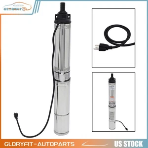 1/2HP Deep Well Water Pump Submersible Stainless Steel 164FT 25.5GPM 115V - Picture 1 of 19
