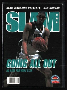 1997-98 Score Board Autographed #SD9 Tim Duncan Slam Dunk Tim Duncan - Picture 1 of 2