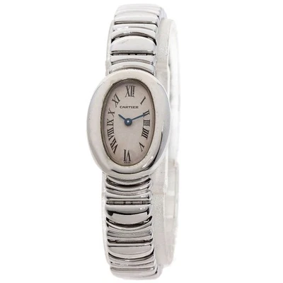 CARTIER Mini Baignoire Watches W15189L2 K18 White Gold/K18 White Gold Ladies - Image 1 of 4