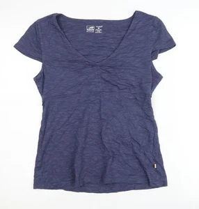 Horny Toad Women's Blue V-Neck T-Shirt M - Picture 1 of 12