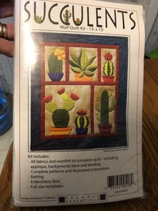 Rachel’s Of Greenfield Succulents Wall Quilt Kit - Picture 1 of 4