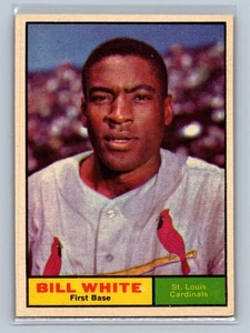 Bill White St. Louis Cardinals 1961 Topps #232 Baseballkarte - Bild 1 von 2