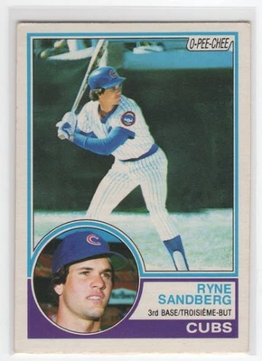 1983 O-Pee-Chee Ryne Sandberg Rookie Chicago Cubs #83 - Image 1 of 2