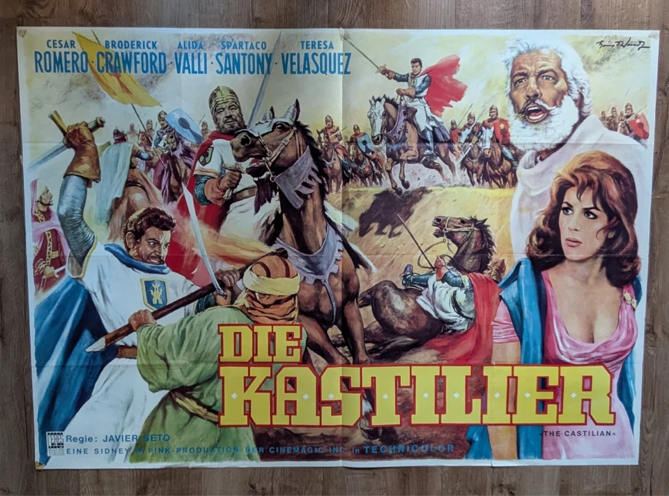 Die Kastilier (1963)  - Plakat in A0 quer - Bild 1 von 1