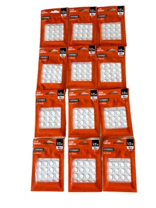 Everbilt 1/2 Zoll Klare weiche selbstklebende runde Stoßstangen Menge 12 Stück = 192 Pad - Bild 1 von 3