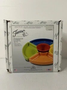 Fiestaware 5-teiliges Unterhaltungsset Fiesta helle Farben Omni Relish Servieren Neu im Karton - Bild 1 von 6