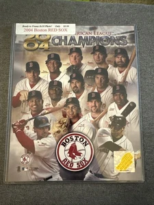 2004 American League Champions BOSTON RED SOX World Series 8x10 Picture & Sleeve - Picture 1 of 1