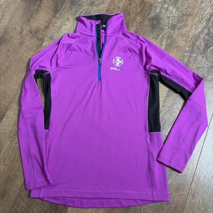 RLX Ralph Lauren | Lila Quarter Zip Trichterkragen Pullover Damen XS - Bild 1 von 19