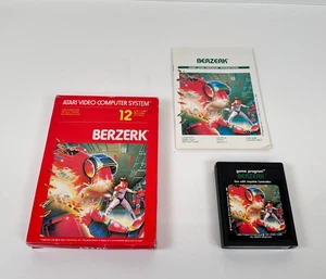 BERZERK for the Atari 2600 RED BOX VARIANT Complete Vintage - Picture 1 of 9