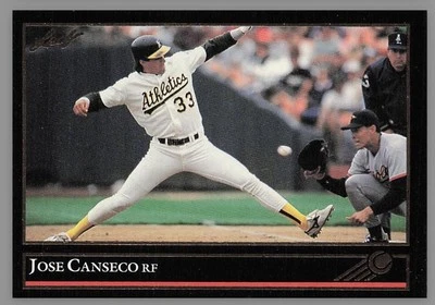 1992 Leaf #267 Jose Canseco Oakland Athletics Baseball - Image 1 of 2