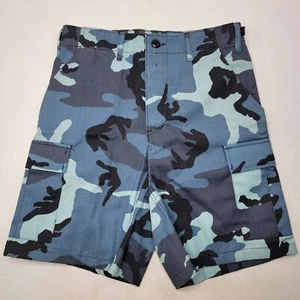 Tru-Spec Mens Blue Urban Winter Camo Shorts Size Small 27-31 Inches NWOT - Picture 1 of 6