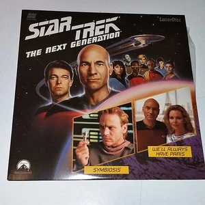 STAR TREK DIE NÄCHSTE GENERATION Episoden 23 & 24 LaserDisc SYMBIOSE/WIR WERDEN IMMER - Bild 1 von 2