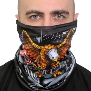 NECK GAITER - Soft Breathable 100% Polyester Microfiber Lined neck GAITERS MASK - Picture 1 of 6