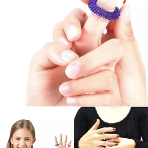 36 Stück Stachelige sensorische Fingerringe, Stacheliger Fingerring/Akupressurring Set... - Bild 1 von 4