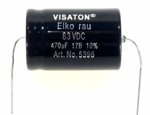 Visaton Frequency Capacitor Rough 150 µF/63VDC - Picture 1 of 2