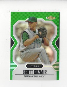 2007 Finest Baseball Green Refractor Singles xxx/199 - You Choose