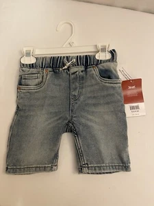 Levi’s Little Boy Pull On Stretch Skinny Shorts Size 5 Color Salt Lake BNWT - Picture 1 of 3