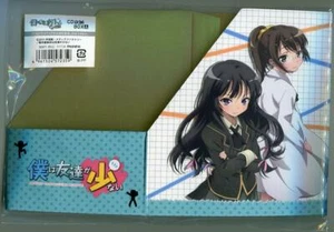 estuche almacenamiento caja cartón Boku wa Tomodachi ga Sukunai anime Yozora Sena Rika - Imagen 1 de 3