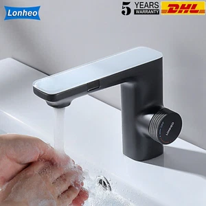 Infrarot Sensor Wasserhahn Automatik Mischbatterie Waschtischarmatur Badarmatur - Bild 1 von 11
