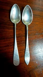 2 Torgersen 830 Demitasse Löffel Antik - Bild 1 von 11