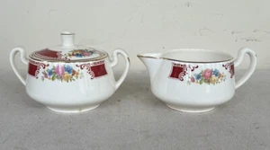 Homer Laughlin Brittany Majestic Covered Sugar and Creamer Set - Picture 1 of 13