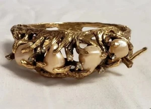 PULSERA DE PERLAS BRUTALISTA CROWN TRIFARI JONATHAN BAILEY ""ESCULTÓRICA"" SORRENTO - Imagen 1 de 11