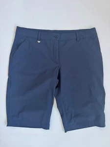 Pantalones cortos de golf para mujer CHERVO Bermudas azul marino bloqueador solar IT50 XL extra grandes *En muy buena condición* £145 - Imagen 1 de 7