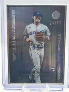 BOBBY WITT JR 2022 BOWMAN TRANSCENDENT SSP TELAIO ARGENTO 26/50 RC ROOKIE #14 JT - Foto 1 di 2