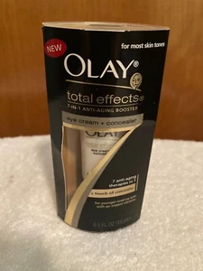 Olay Total Effects 7 in 1 EYE CREAM + CONCEALER 0.5 OZ NEW - Picture 1 of 2