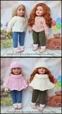 KNITTING PATTERN OG10 FOR 18" FASHION DOLL, FITS AMERICAN GIRL & OUR GENERATION