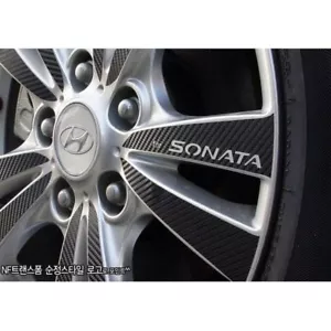 Carbon Tuning Wheel Mask Sticker 16" for Hyundai NF Sonata Transform 2008-09 - Picture 1 of 2