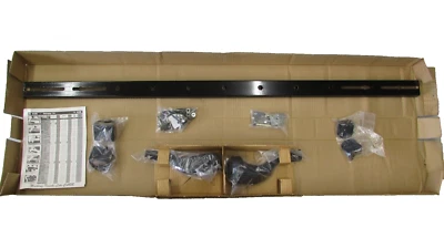 ¡NUEVO! BARRA CARR LITE VINTAGE, PARTE PARABRISAS JEEP #92 RECUBIERTA DE POLVO NEGRO Foto 1 de 4