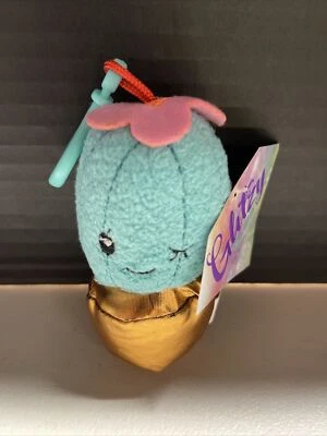 Brand New Potted Cactus Mini Plush Keychain Glitzy Clips Book Bag Back Pack NWT - Image 1 of 2