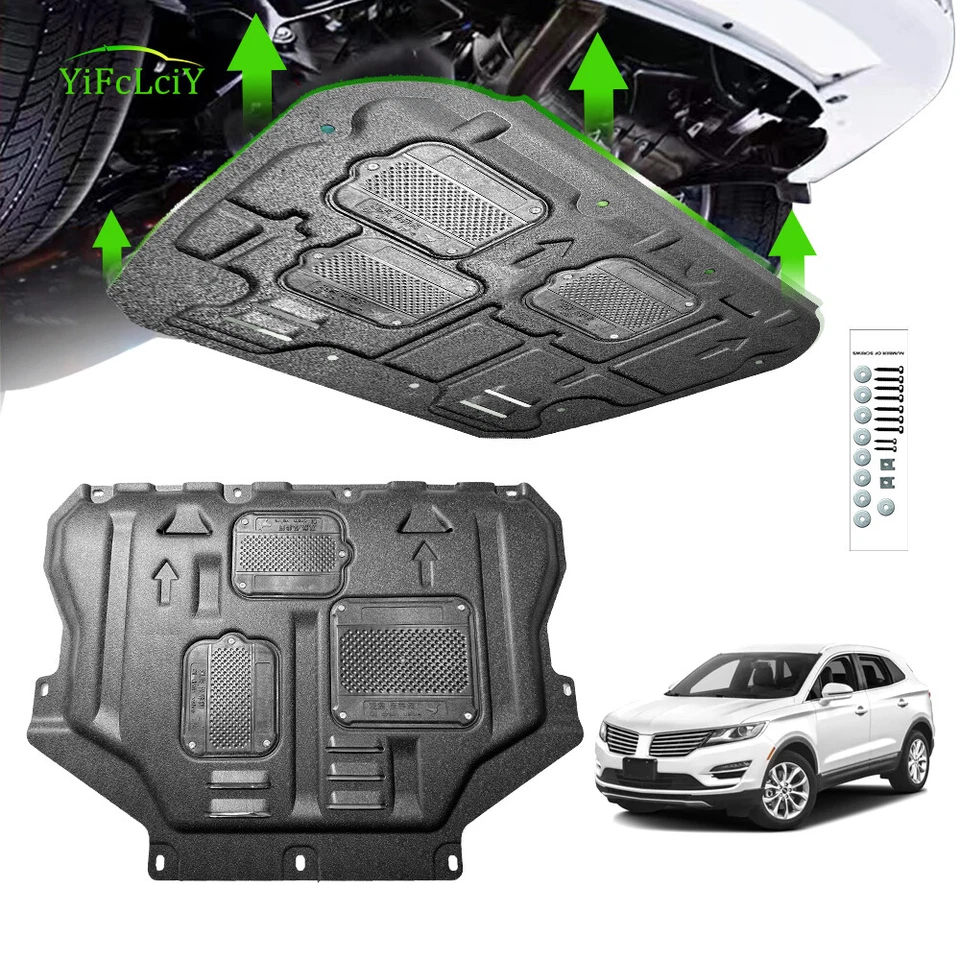 For Lincoln MKC 2016-2018 Engine Under Cover Front Splash Guard Mud Flaps - Imagem 1 de 4